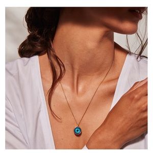 Jenny Bird Evil Eye Charm Necklace